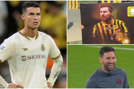 ലയണൽ മെസിയെ ടീമിലെത്തിക്കൂ, റൊണാൾഡോയുടെ മുന്നിൽ വെച്ച് സൗദി ആരാധകരുടെ അഭ്യർത്ഥന