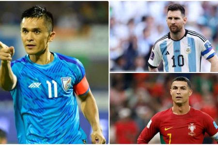 ഇന്ത്യക്ക് വേണ്ടി മെസിയെയും റൊണാൾഡോയെയും ഞാൻ മറികടക്കും, ആത്മവിശ്വാസത്തോടെ സുനിൽ ഛേത്രി | Sunil Chhetri