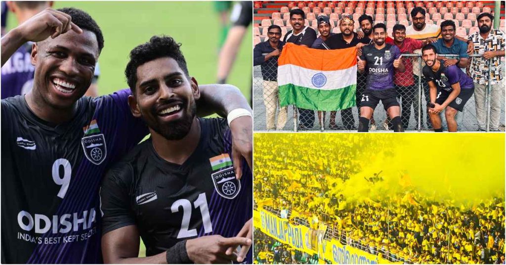 Kerala Blasters Fans Cheer For Odisha FC In AFC Cup