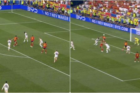 അതുവരെ തകർത്തു കളിച്ചെങ്കിലും അവസാനനിമിഷം വമ്പൻ പിഴവ്, സ്പെയിനിന്റെ വിജയഗോളിനു കാരണം റുഡിഗറിന്റെ പിഴവ്