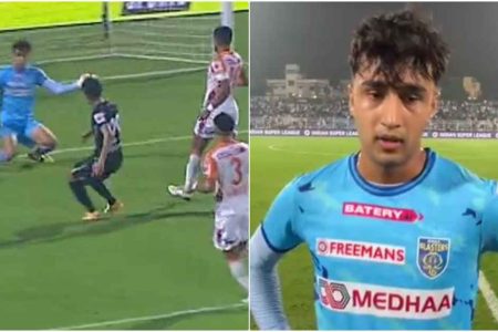 കേരള ബ്ലാസ്റ്റേഴ്‌സിലെ എമിലിയാനോ മാർട്ടിനസ്, അവസാനനിമിഷത്തിൽ രക്ഷകനായി സോം കുമാർ